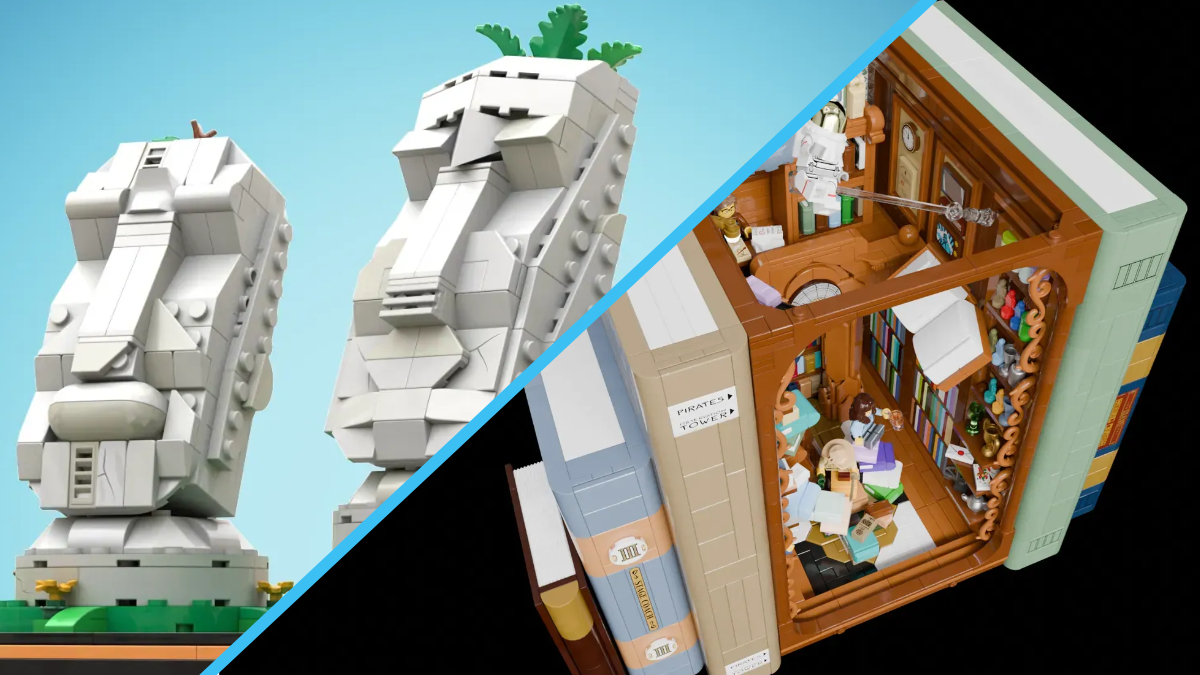 LEGO Ideas La reseña incluye a la Isla de Pascua y Booknook.