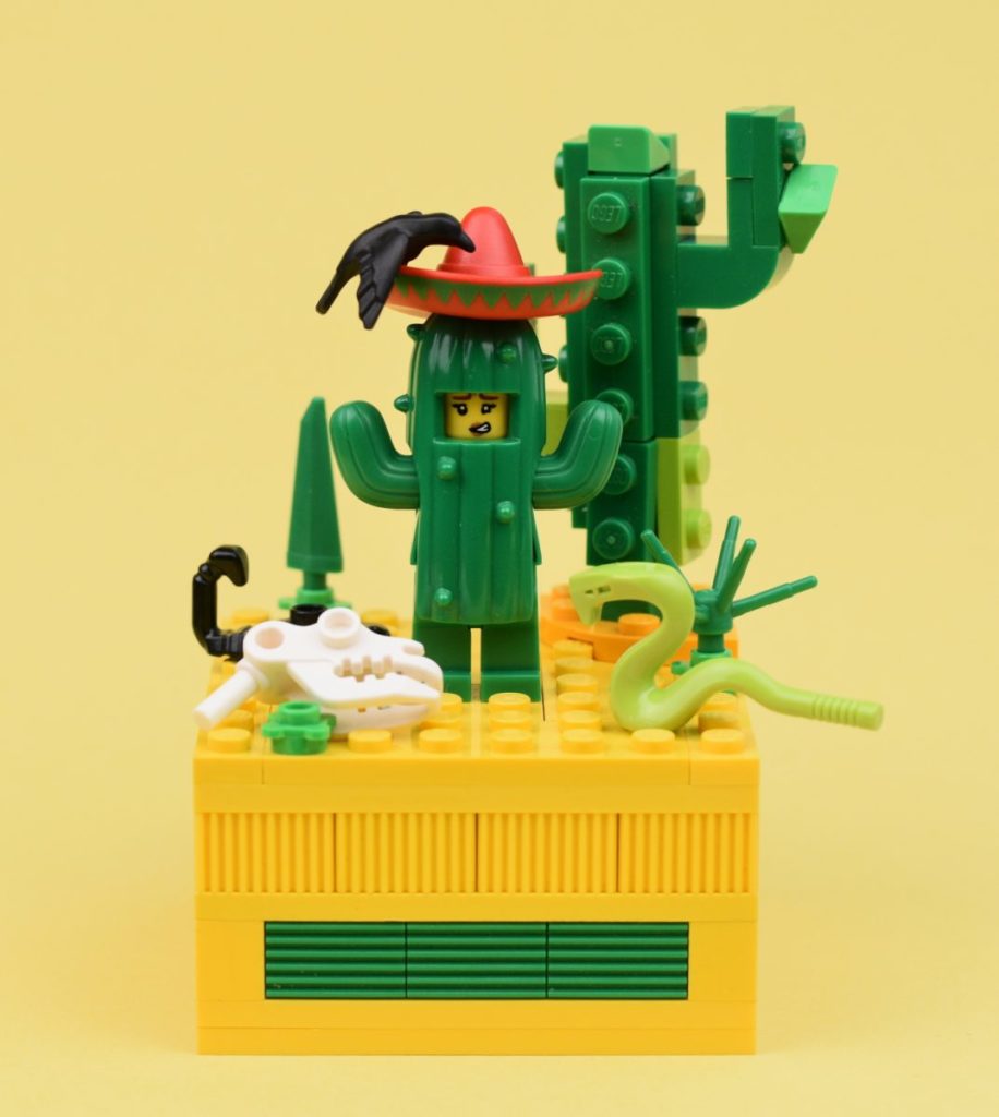 Minifigure da collezione LEGO Vignette serie 18: Ragazza cactus