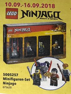 LEGO Toys R Us Bricktober NINJAGO minifiguraszett érkezik Németországba