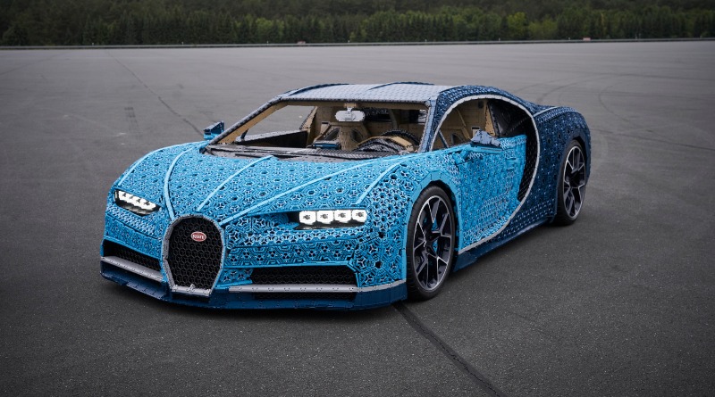 See the life-size Technic Bugatti Chiron person