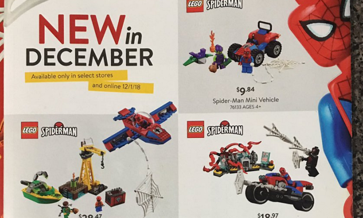 spiderman lego 2018