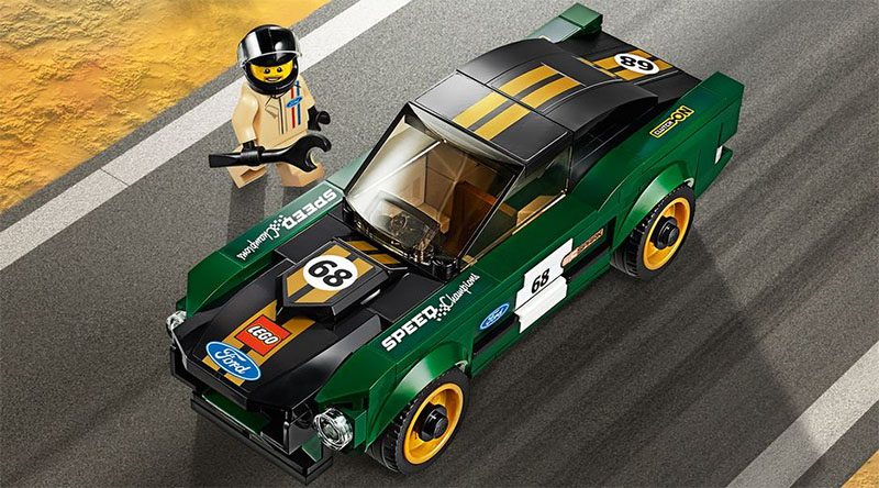 lego 75884 speed champions 1968 ford mustang fastback