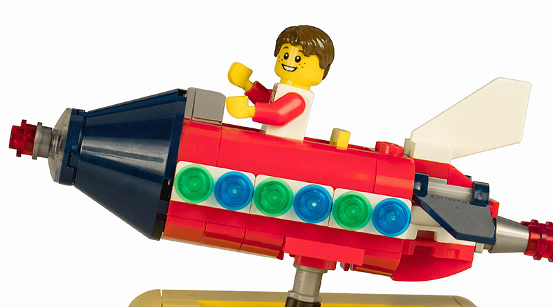 lego space rocket ride