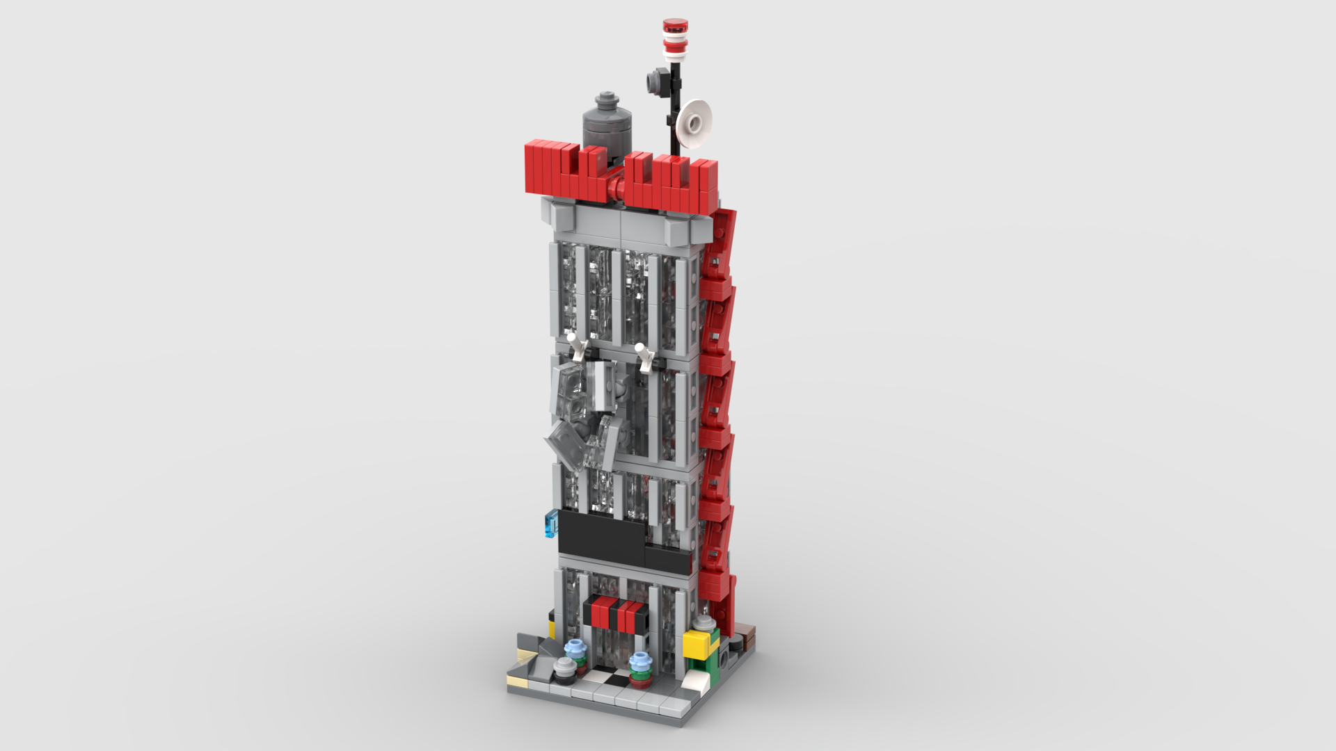 LEGO 10230 VIP Mini Modules Set - Miniature Version of The First 5 Modules  Kits (Cafe, Market, Vegetables, Fire Station and Department Store)