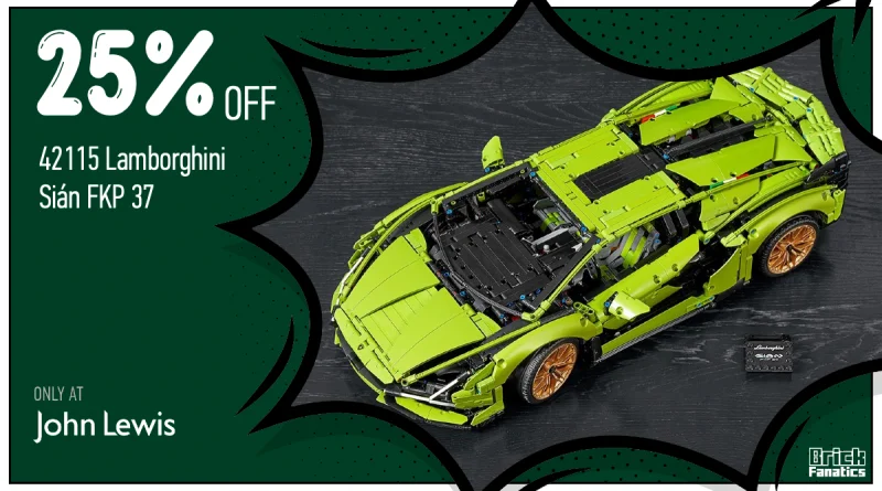 New sale on LEGO Technic 42115 Lamborghini Sián at John Lewis