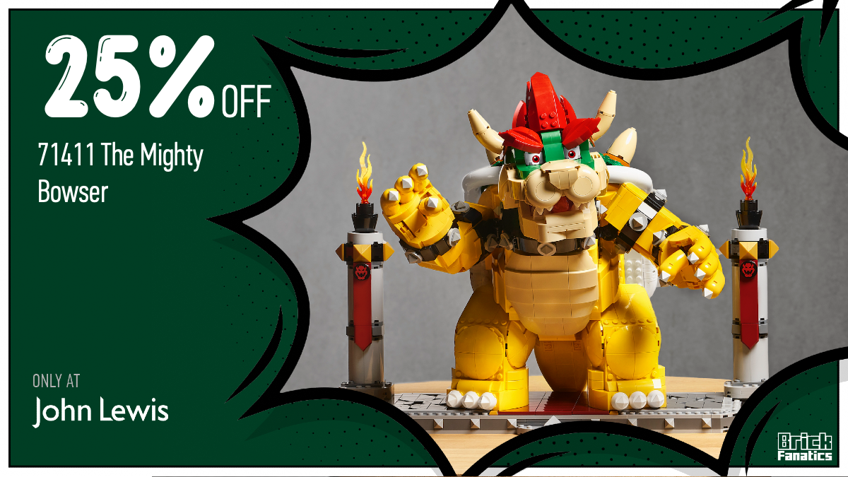 25% discount on LEGO Super Mario 71411 The Mighty Bowser