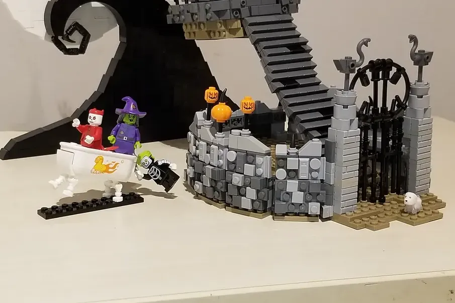 The Nightmare Before Christmas' Halloween Town LEGO Set Coming Soon - WDW  News Today