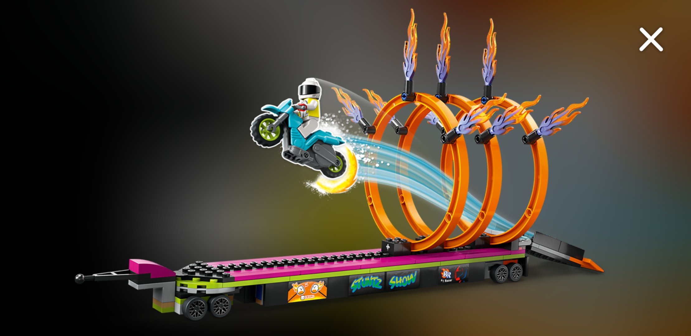 LEGO City Stuntz - Stunt Truck & Ring of Fire Challenge