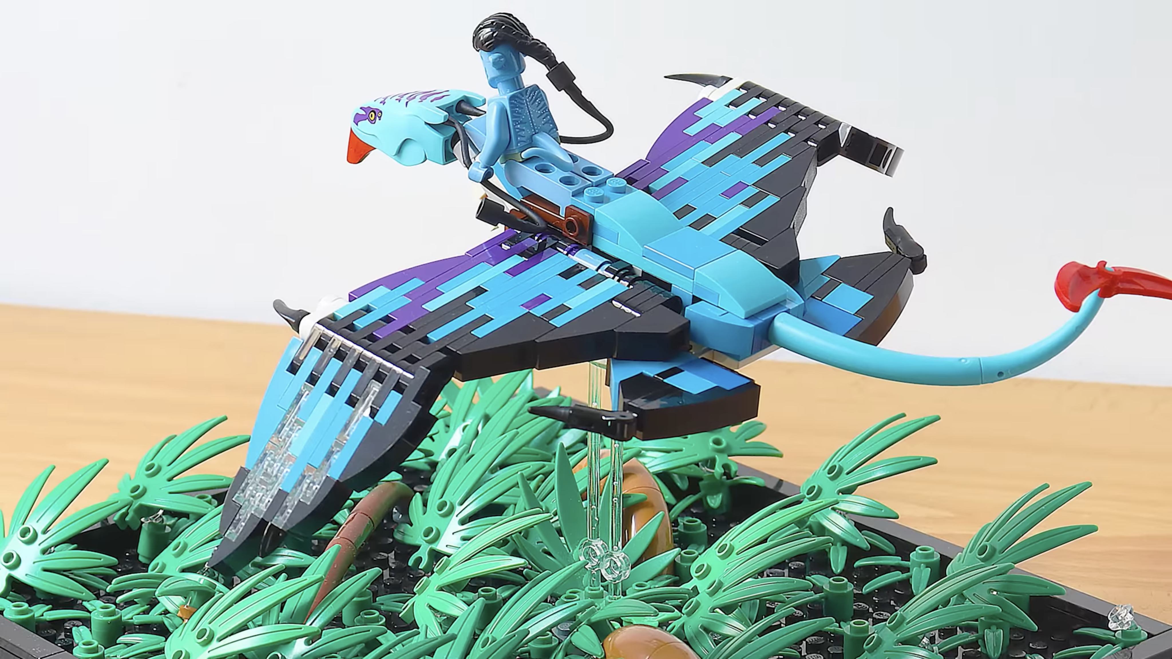 Cómo se vería LEGO Avatar con alas construidas con ladrillos?