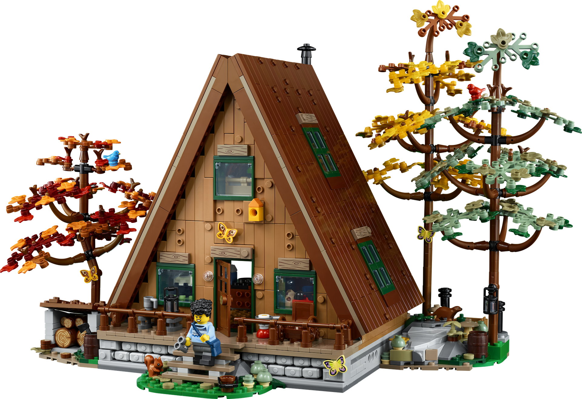 LEGO Ideas project in review pairs with 21338 A-Frame Cabin