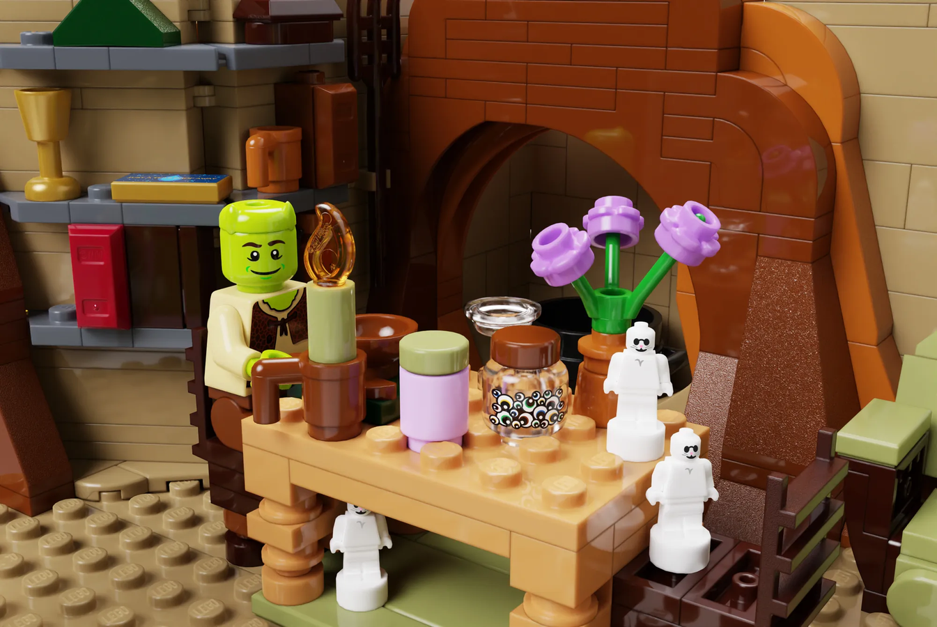 LEGO Ideas Shrek project rockets to 10K in three days