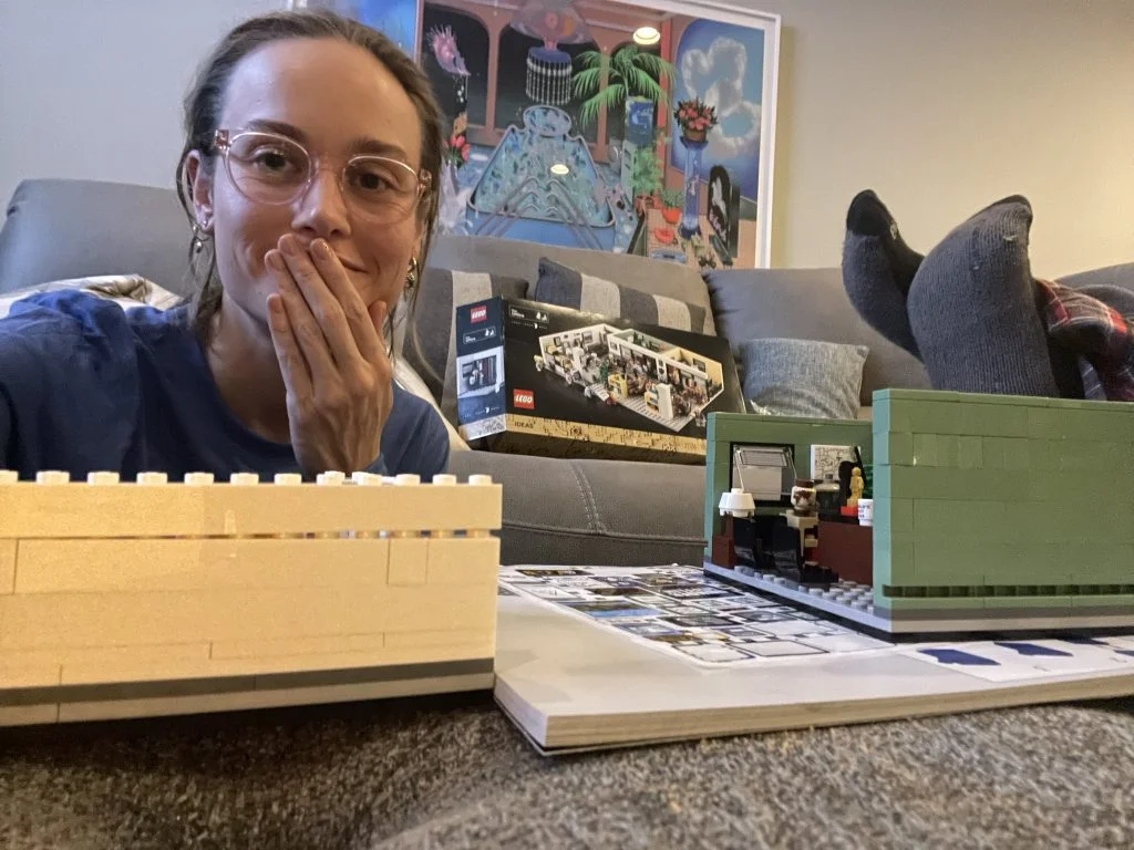 Brie Larson loves LEGO Ideas 21336 The Office as much as you
