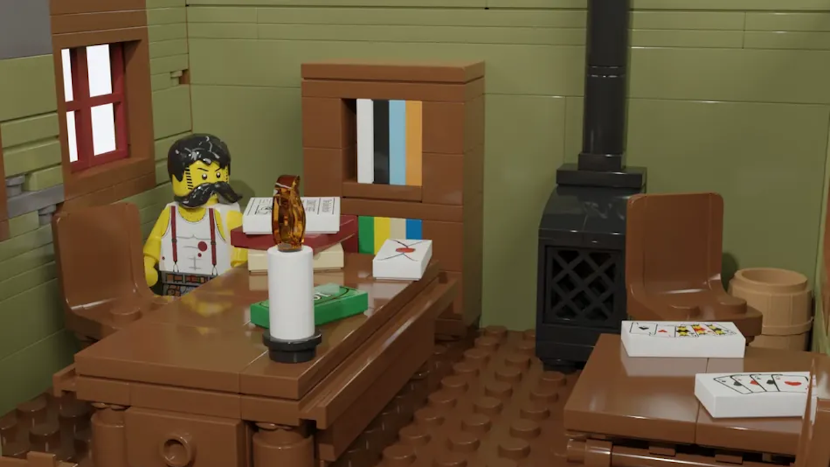 LEGO MOC Medieval Sawmill