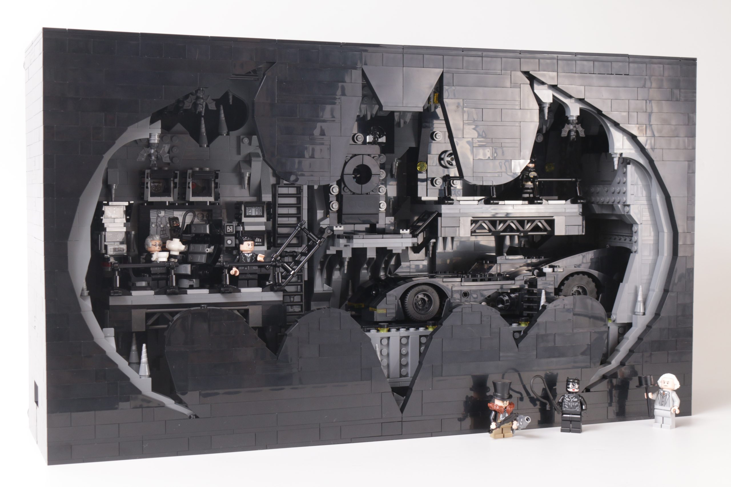 LEGO's BATMAN RETURNS Batcave Shadow Box Set Delivers on the