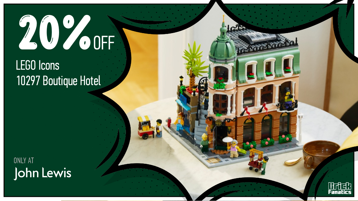 20 off LEGO Icons 10297 Boutique Hotel at John Lewis