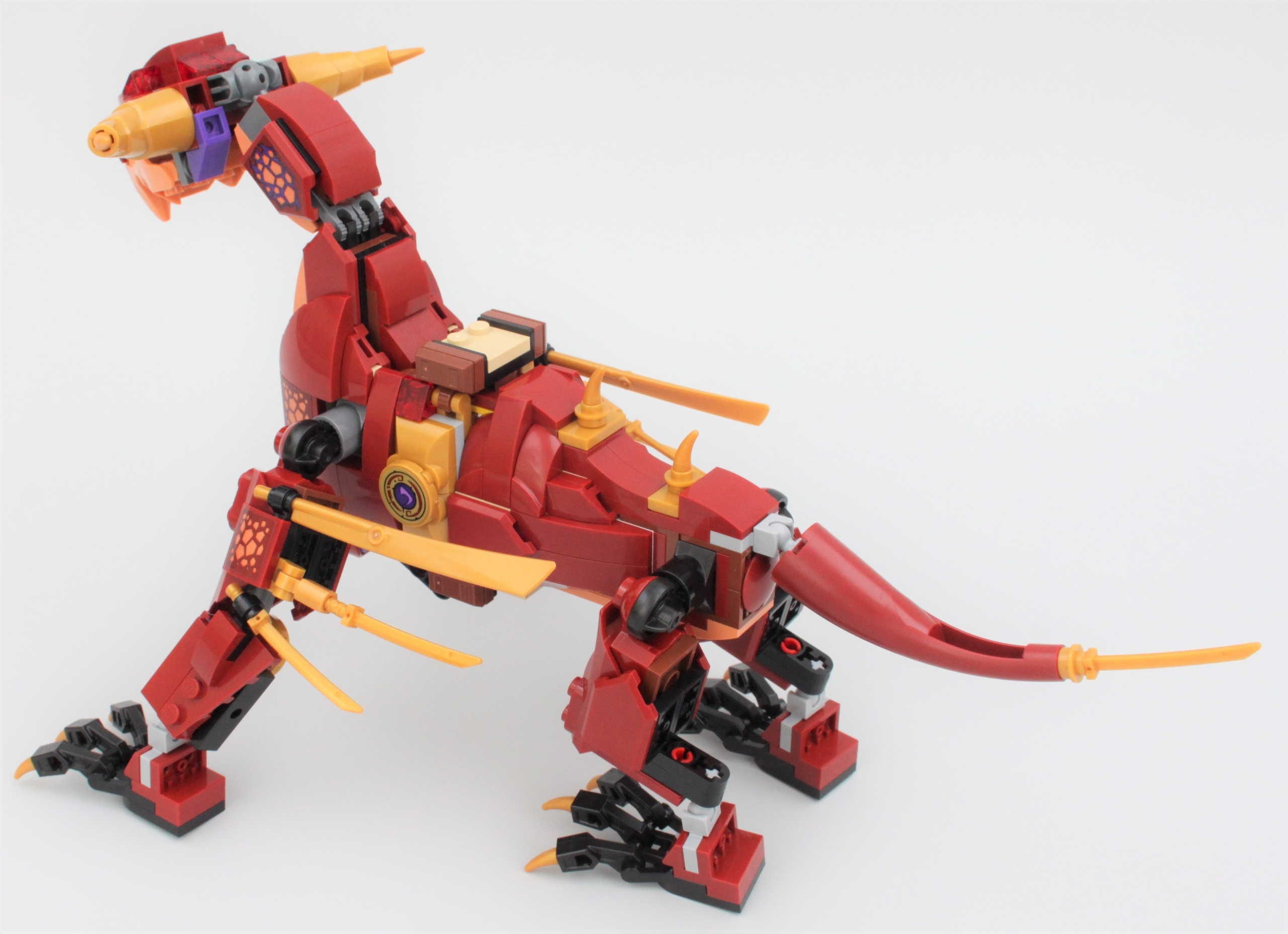 Lego Ninjago Heatwave Transforming Lava Dragon Building Toy 71793
