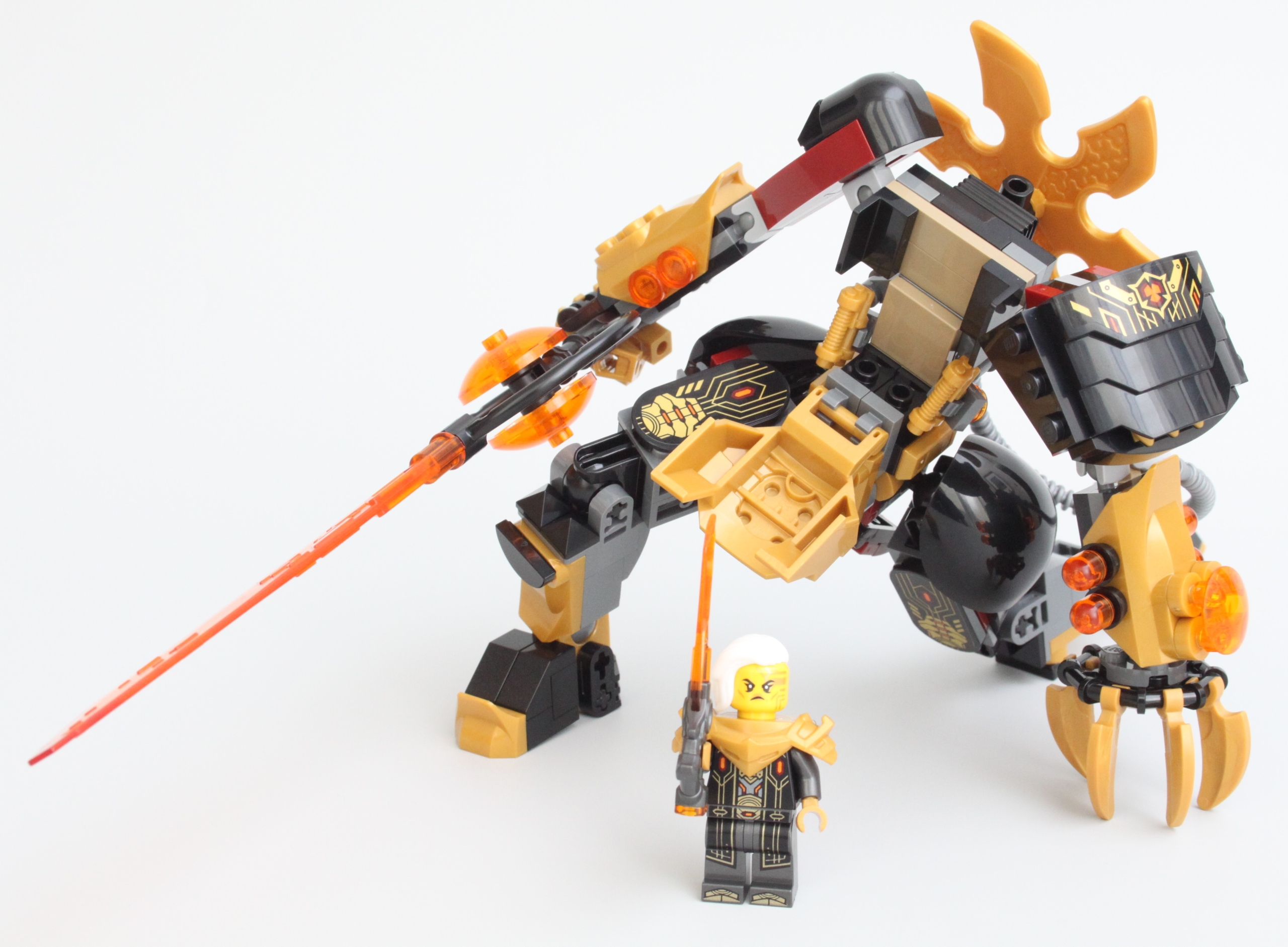 Lego®ninjago® 71796 - le dragon elementaire contre le robot de l
