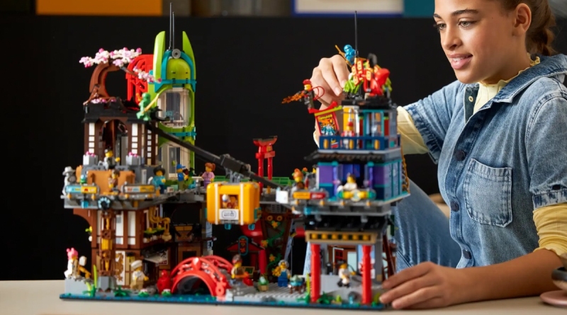 First look at LEGO 40706 Micro NINJAGO City Markets Insiders reward