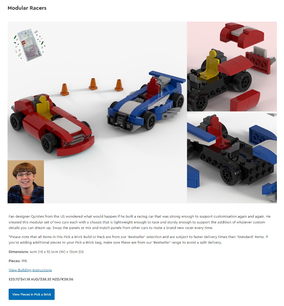 ▻ LEGO Ideas Test Lab: sette mini-modelli sono in vendita tramite