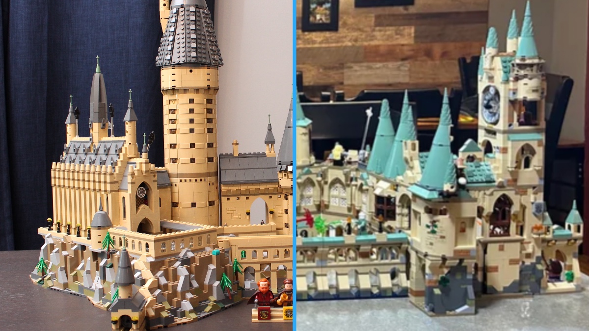 LEGO HogwartIl confronto con il castello di Harry Potter divide i fan di Harry  Potter
