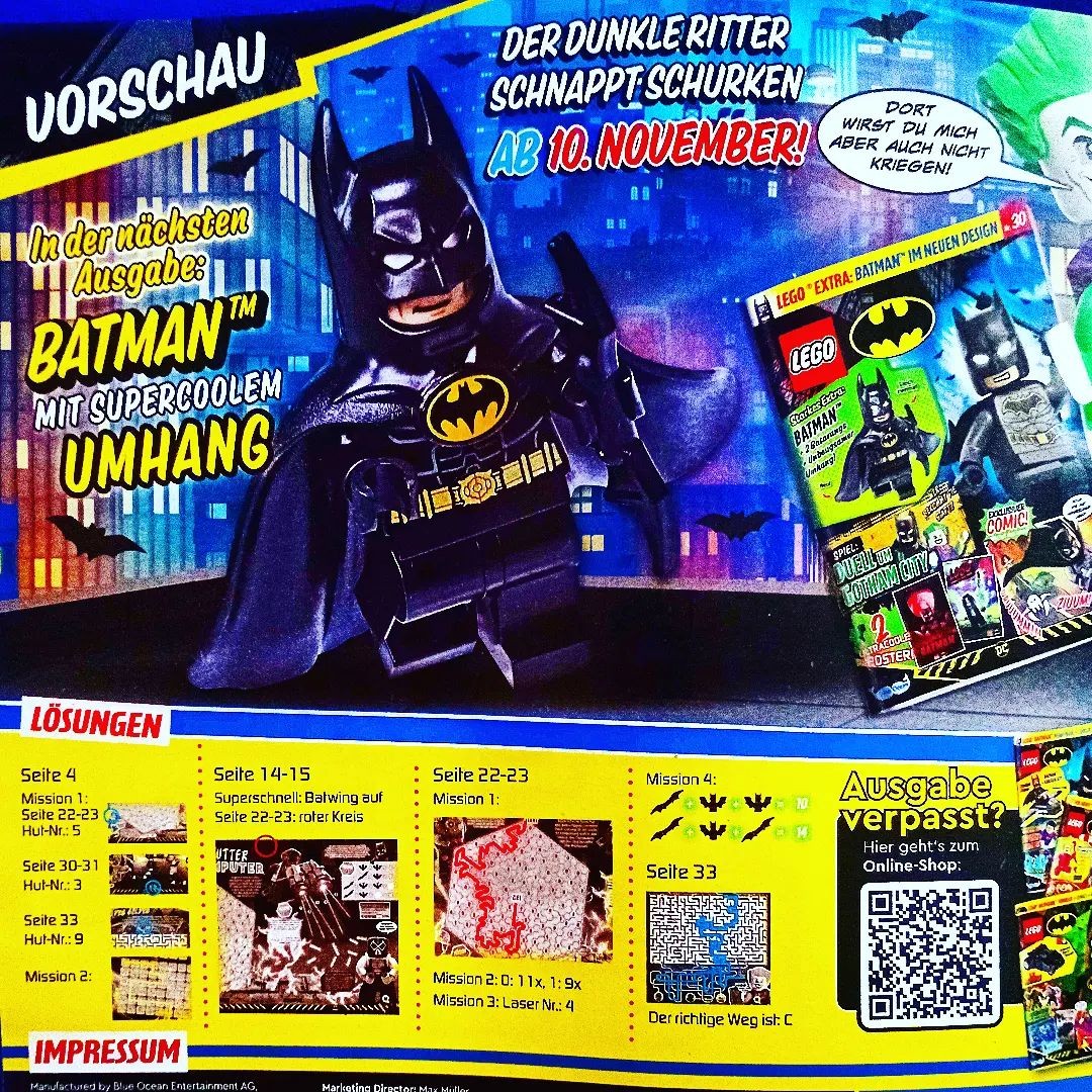 Batman 1992 minifigure included in next LEGO DC magazine