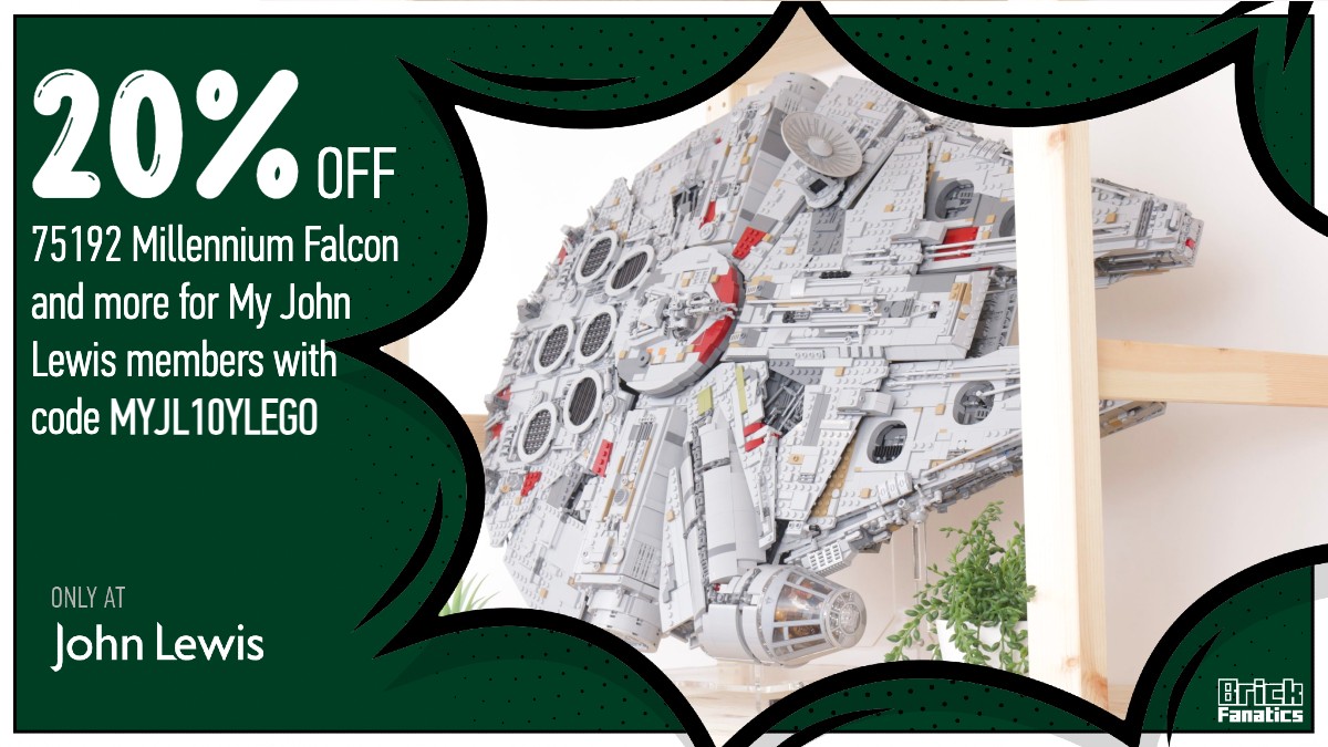 Save almost 150 on LEGO Star Wars 75192 Millennium Falcon at