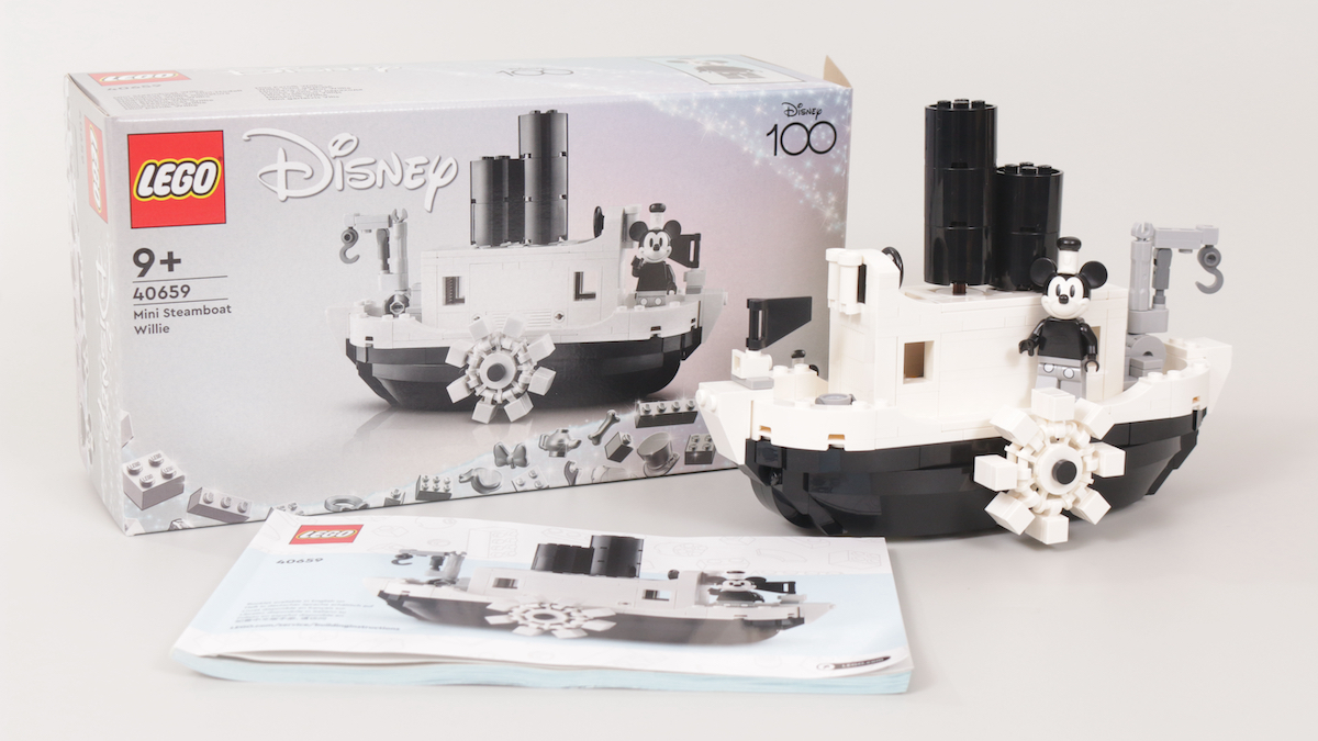 Omaggio LEGO Disney 100 Mini-Steamboat Willie (40659): la nostra