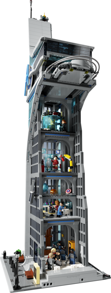 LEGO MOC Avengers Tower Base - 76269 Mod w/ Hall of Armor & Grand Central  by Dream Build Bricks