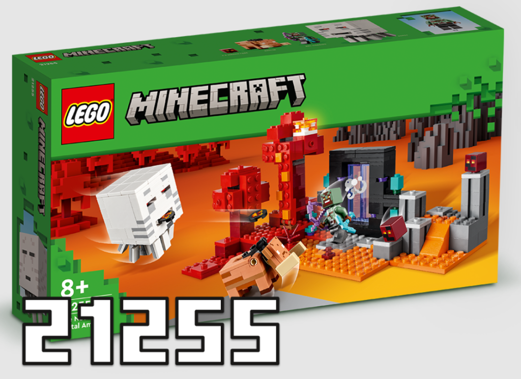 Two More LEGO Minecraft 2024 Sets Revealed   Lego Minecraft 21255 The Nether Portal Ambush 1024x744 