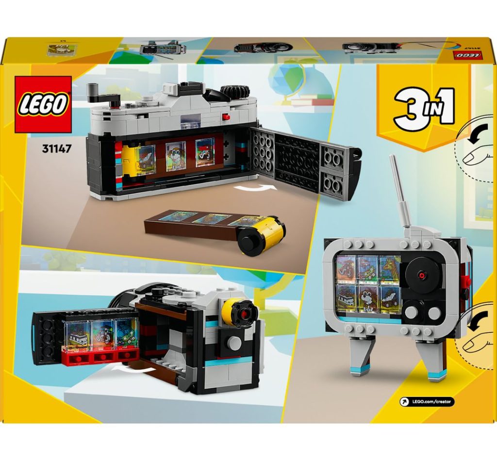 New Lego 3-in-1 retro camera set coming January 1st — and it's a