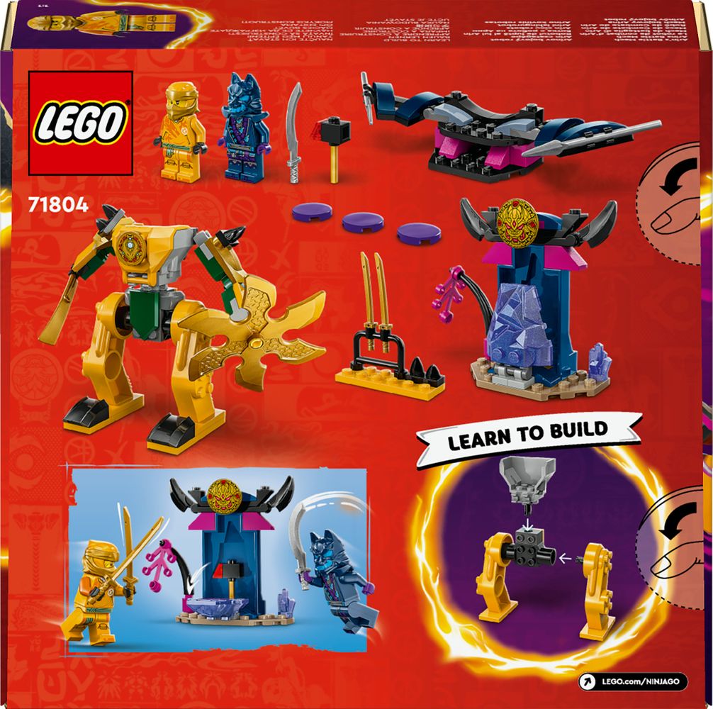 Lego NINJAGO Dragons Rising Lloyd and Arin's Ninja Team Mechs Set