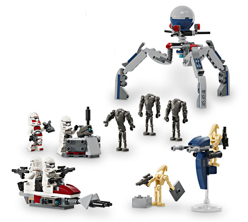 LEGO 75372 Star Wars Clone Trooper & Battle Droid Battle Pack NEW 2024