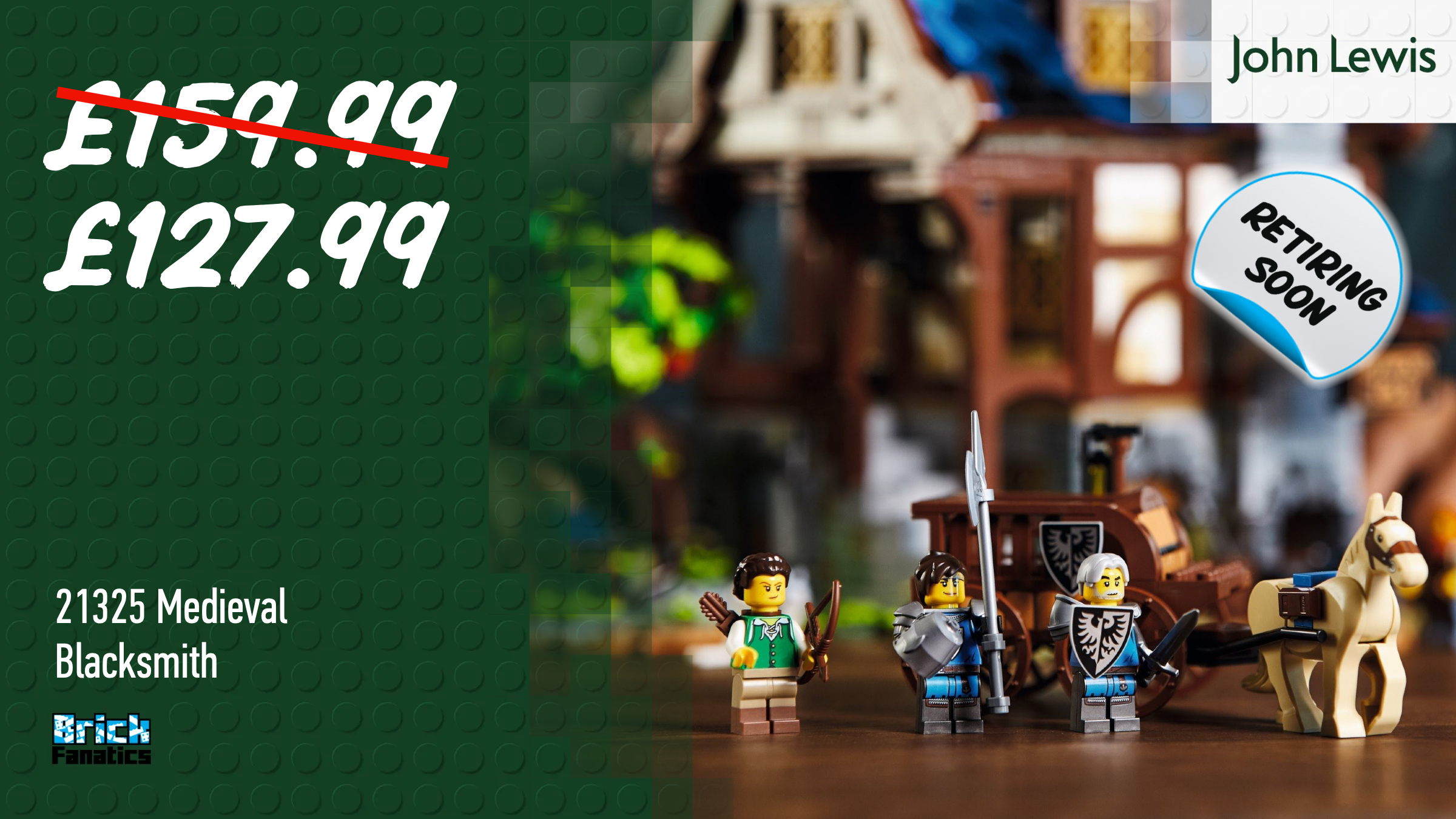 LEGO Ideas Medieval Blacksmith Set 21325 - US