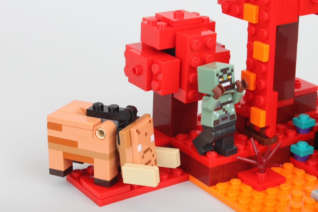 Lego Minecraft L'embuscade Au Portail Du Nether (21255)