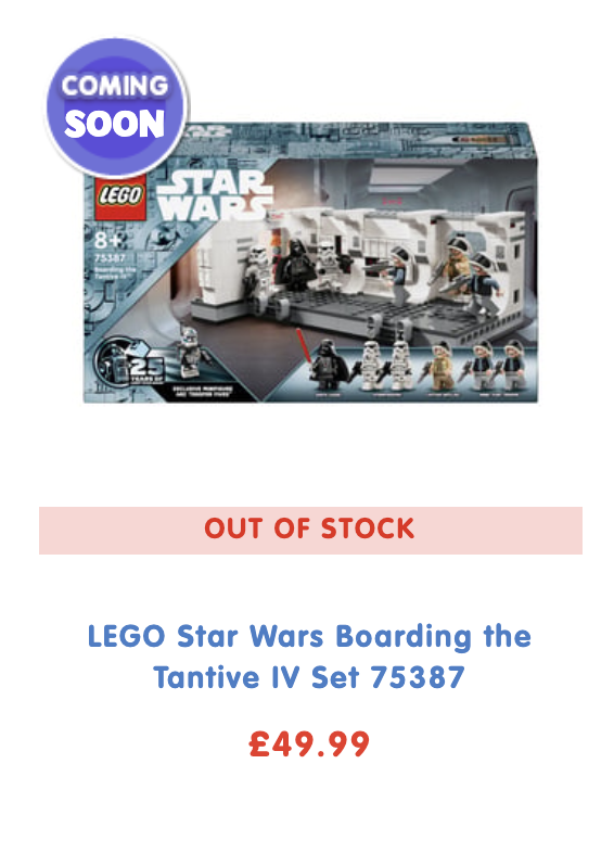 LEGO Star Wars 75387 Boarding the Tantive IV March 2024 Release Date & Set  Image Leaks - Toys N Bricks