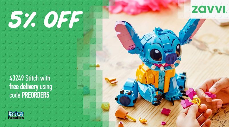 New Adorable Stitch LEGO Arriving On March 1st!