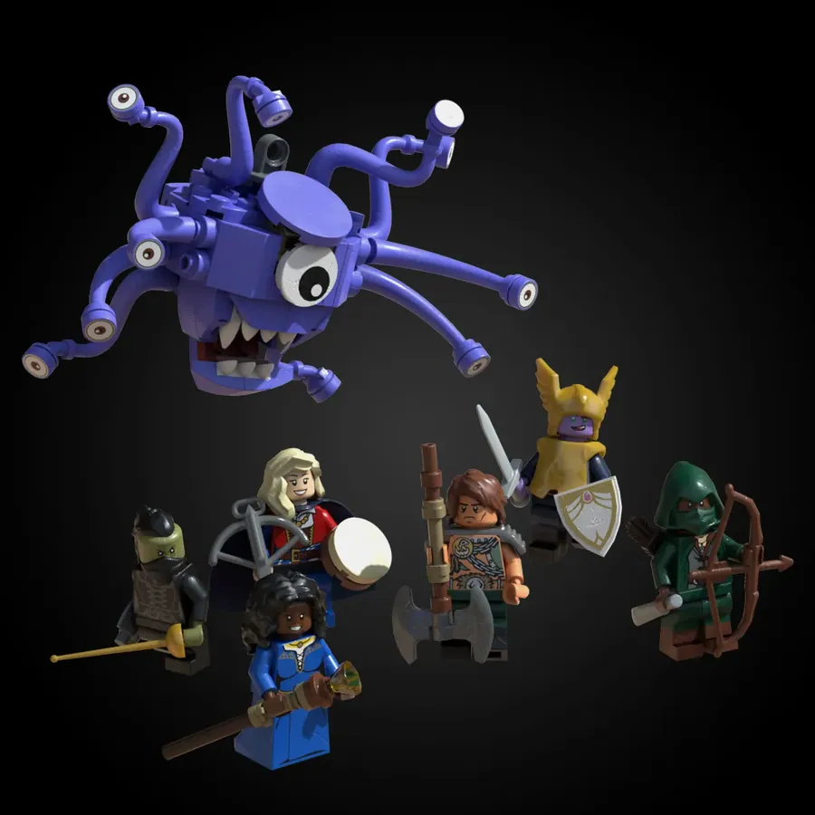 lego ideas dragons keep minifigures
