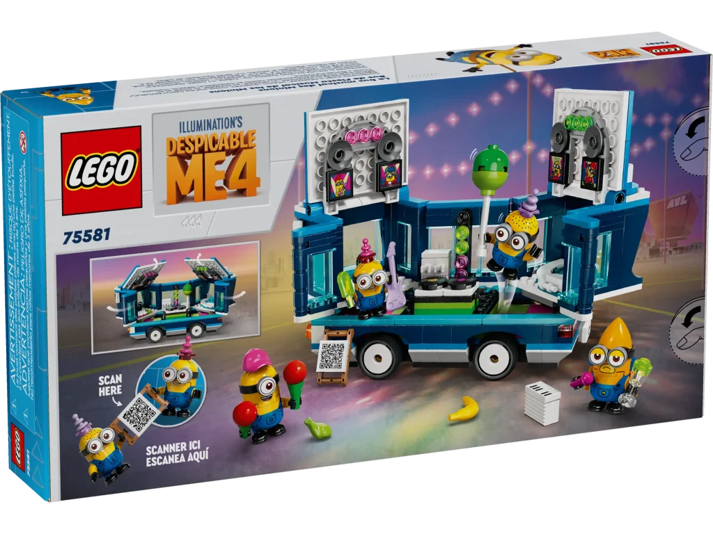 What is the LEGO Despicable Me 4 QR code for?