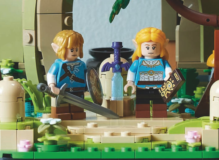LEGO 77092 The Legend of Zelda The Great Deku Tree Master sword pedestal