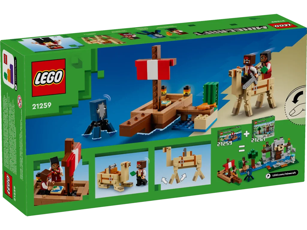 LEGO Minecraft 21259 The Pirate Ship Voyage 2