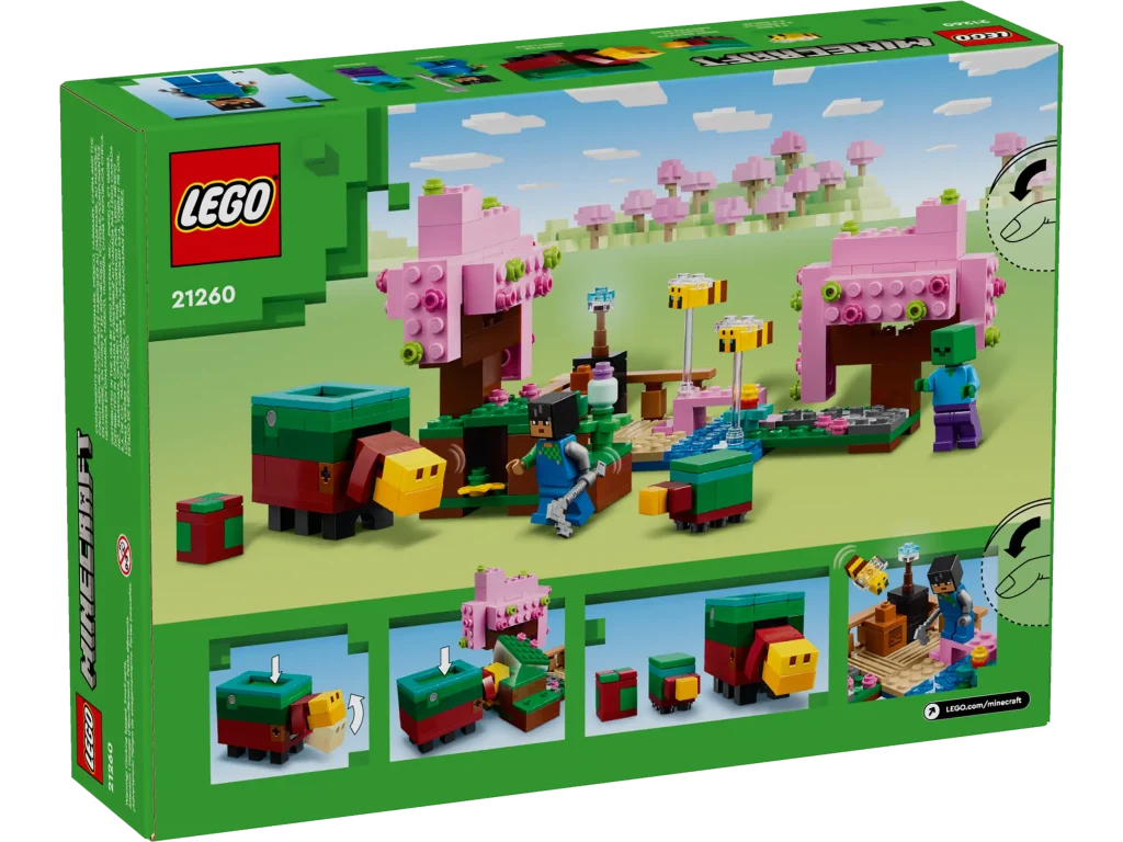 LEGO Minecraft 21260 The Cherry Blossom Garden 2