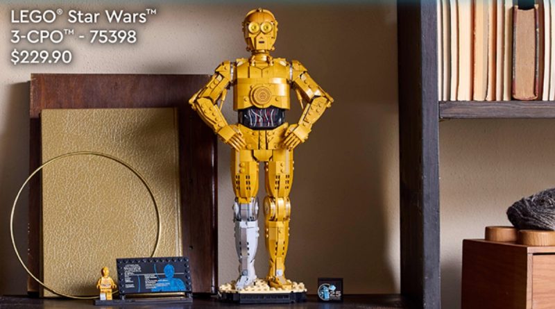 LEGO Star Wars 75398 C-3PO 25th anniversary set revealed