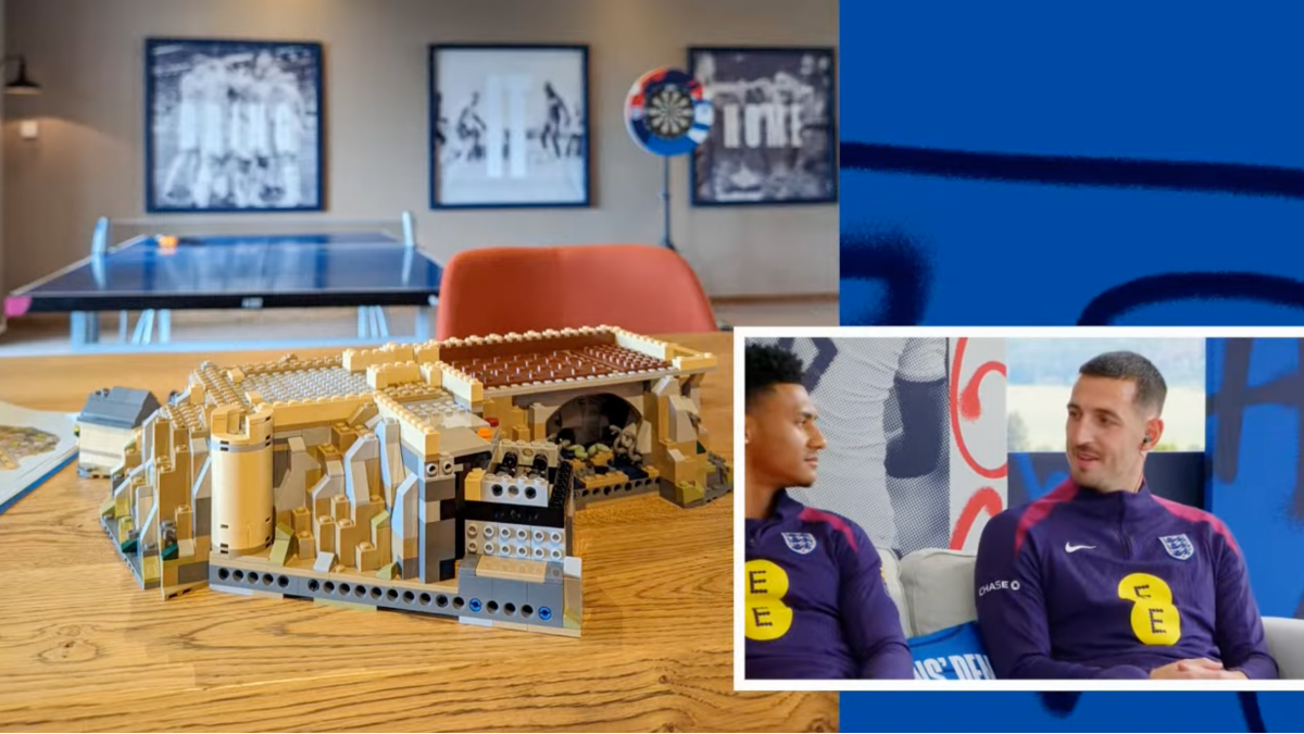 England stars unwinding between Euro 2024 games with LEGO