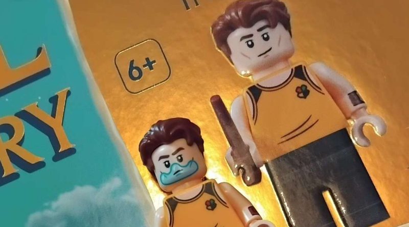 New LEGO Harry Potter Visual Dictionary minifigure has a unique face print