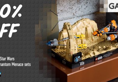 Discounts spotted on LEGO Star Wars Droideka and Podrace Diorama