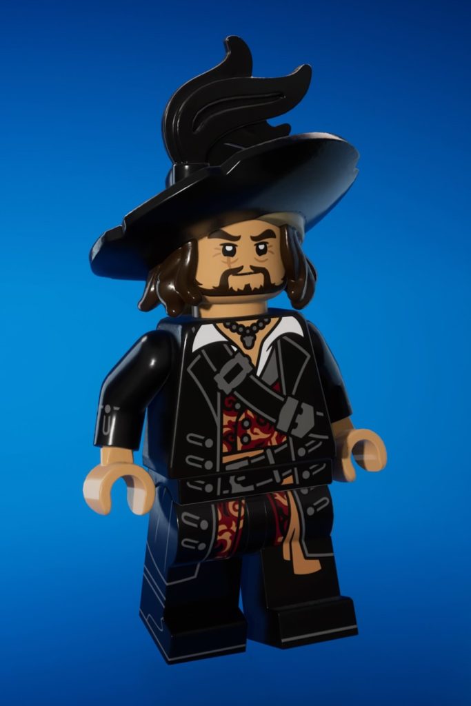 lego fortnite pirates of the carribean close up 2