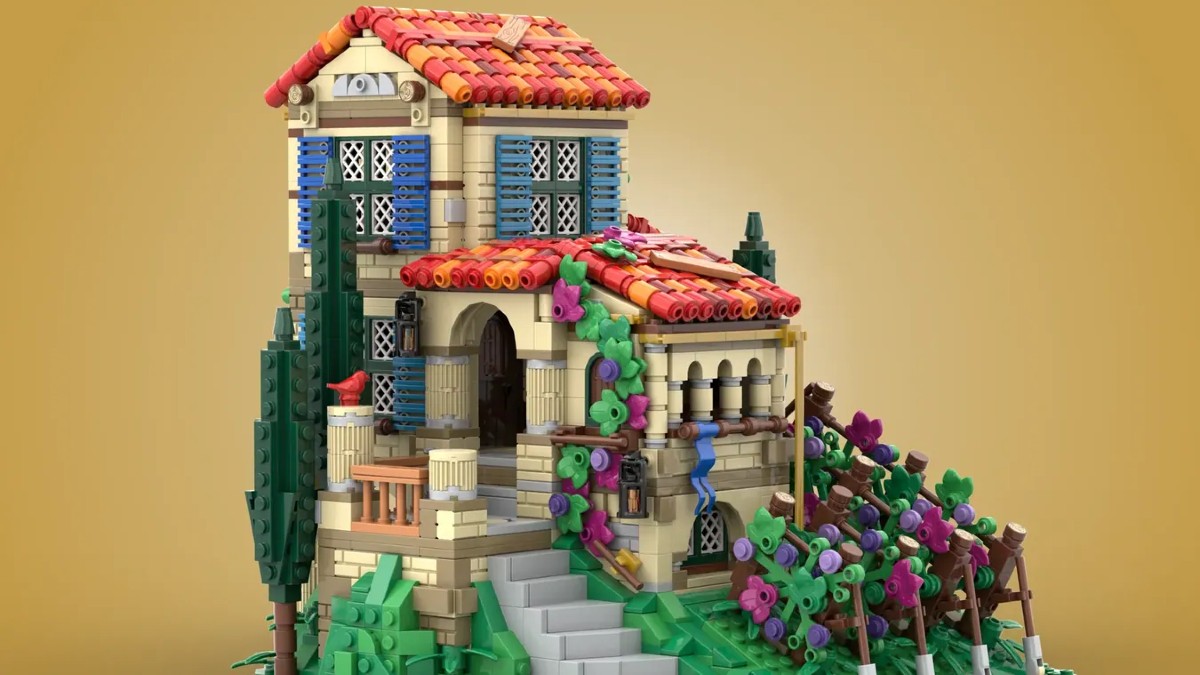 LEGO Ideas 21343 Set della villa italiana del designer dei fan del villaggio vichingo