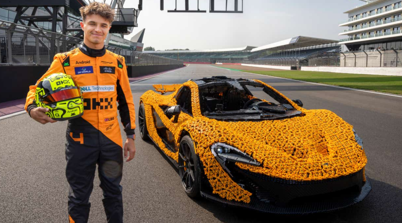 Life-size, driveable LEGO Technic McLaren P1 gets put through its paces