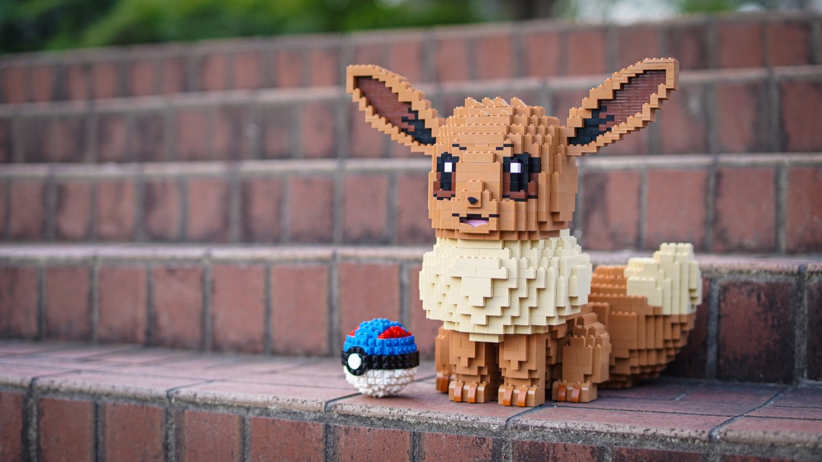 Life-sized LEGO Eevee available in bricks for the first time