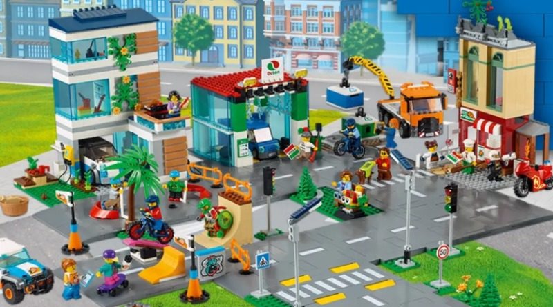 Nouveau LEGO CITY décors présentés dans une publicité télévisée